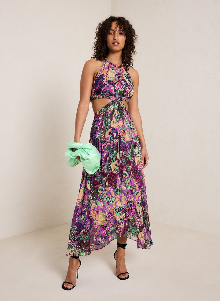 Waverly Silk Midi Dress