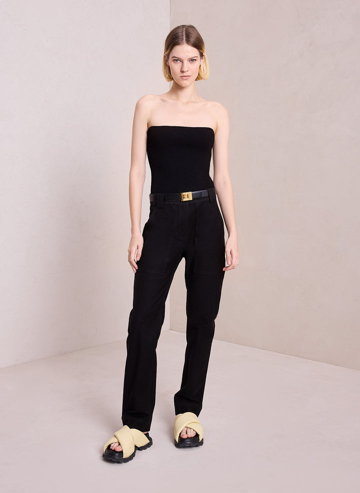 Halston Stretch Cotton Pant