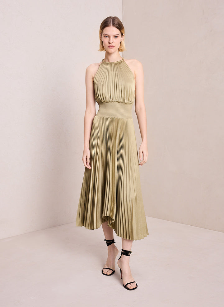 Renzo II Pleated Midi Dress