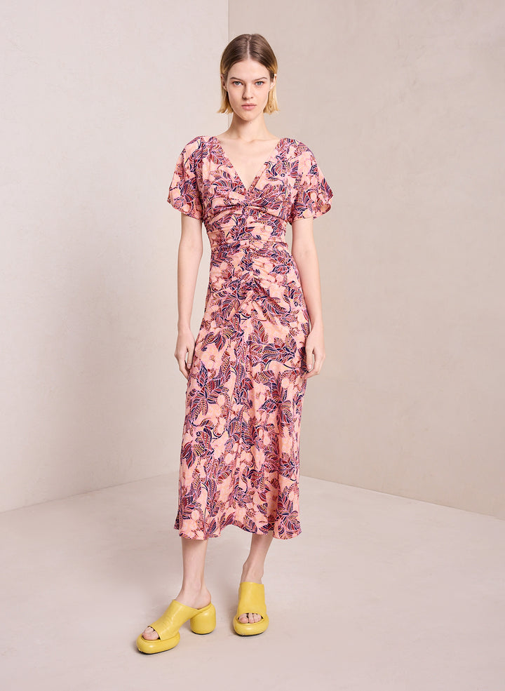 Elodie Silk Midi Dress