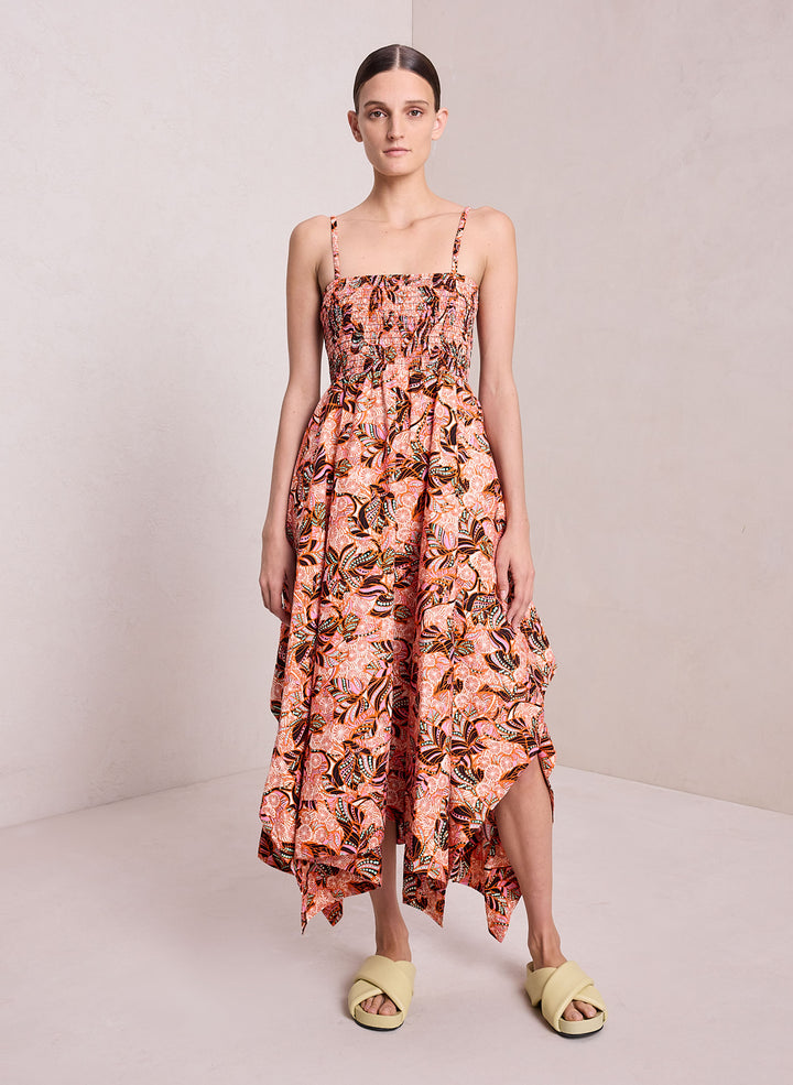 Adriana Cotton Midi Dress