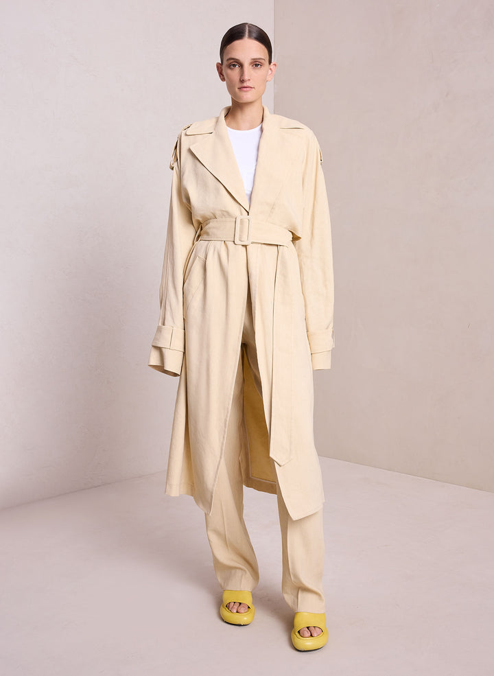 Kingston Linen Twill Coat